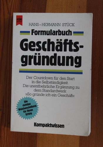 Hans-Hermann Stück: Formularbuch Geschäftsgründung