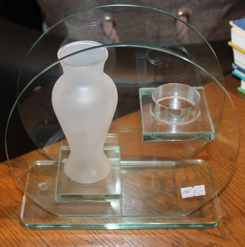 Deko-Vase mit Kerzenhalter / Teelichthalter