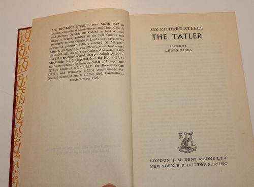 Sir R. Steele: The Tatler