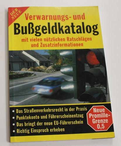 Hans-Wilhelm Vogel: Verwarnungs- und Bußgeldkatalog (2001)