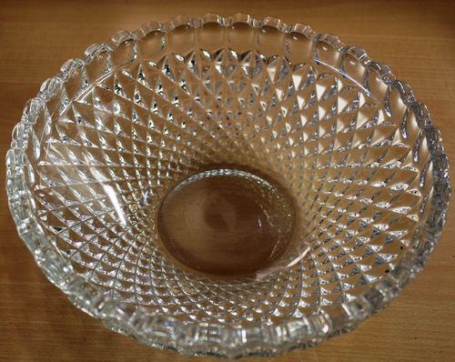 Glasschale "Diadem" (ohne Fuß) / Obstschale / Dessert-Schüssel