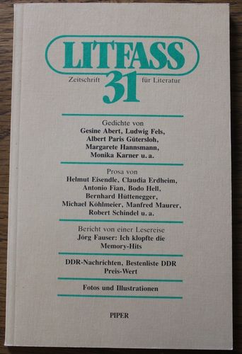 Litfass 31 - Zeitschrift für Literatur