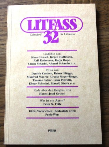 Litfass 32 - Zeitschrift für Literatur
