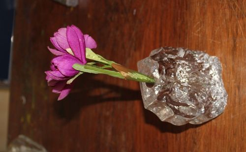 Glasvase "Fels", für klein(ste) Blumensträuße