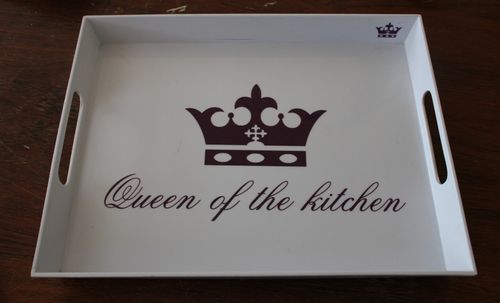 Tablett "Queen of the Kitchen"