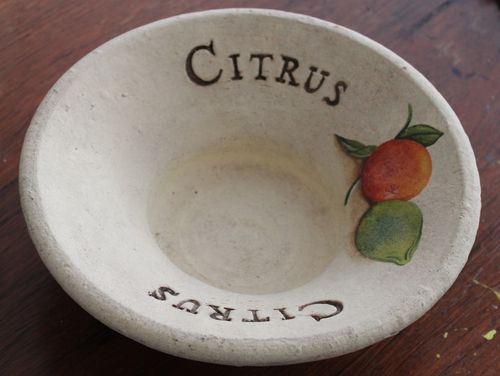 Keramikschale Citrus