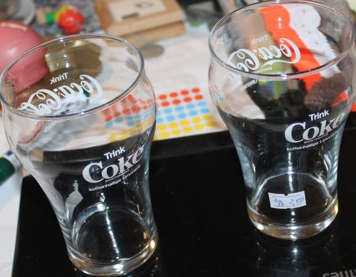 Cola-Gläser